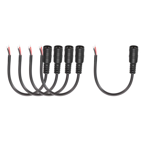 5pcs power cable 5mm - dc, cable,