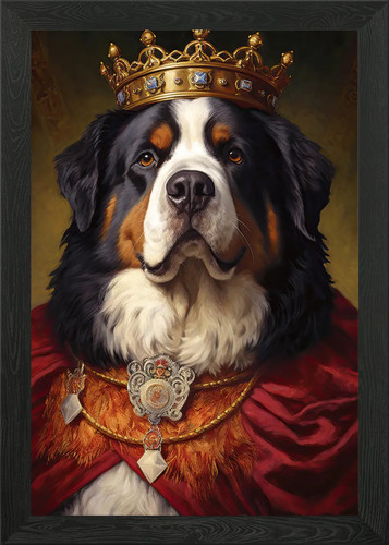 Bernese mountain dog king - mountain,