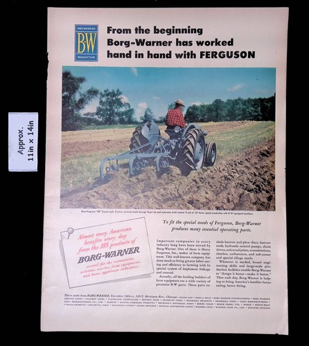 1952 borg warner worked - borg-warner,