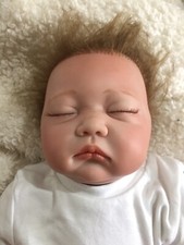 Real Life New Born Baby Boy Doll Collectable Sleeping Otard Reborn Weighted VGC