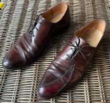 BERLUTI SCRITTO HANDMADE LEATHER SHOES DARK BROWN SIZE 9UK  43EU