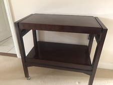 Vintage Besway Metamorphic Drinks Trolley Converts to Table 2 Tier Tea Bar Cart