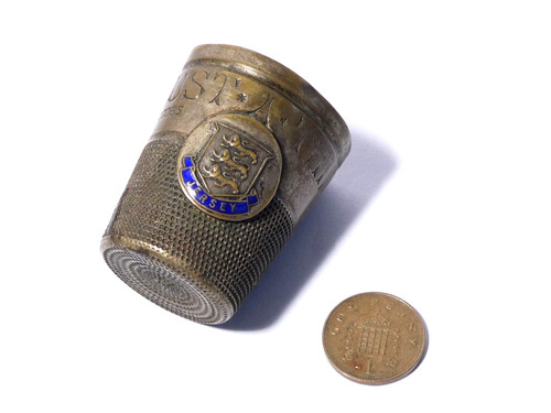 1924 jersey crested - crested, souvenir