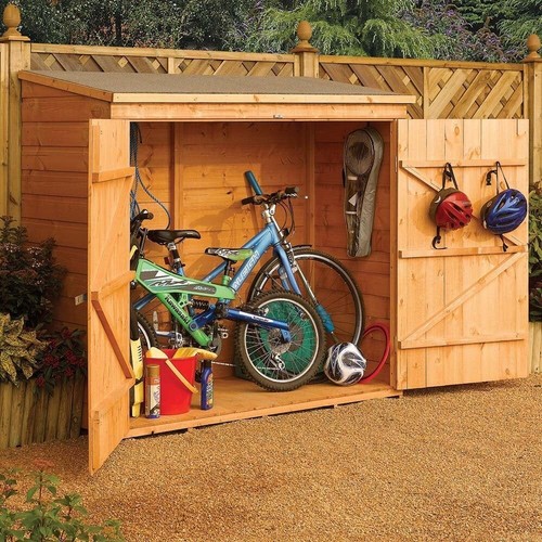6x3 bike shed - shed, wallstore