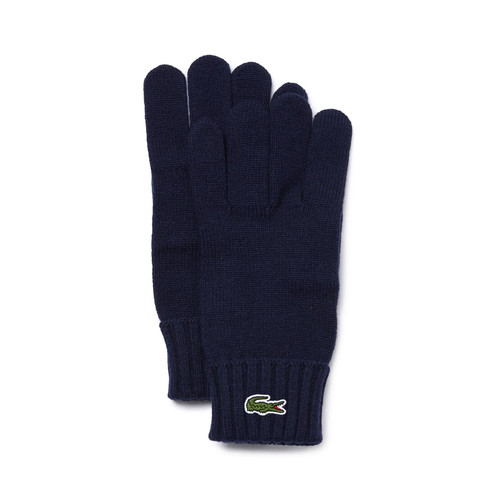 Lacoste wool gloves - wool,