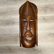 Large vintage hand-carved