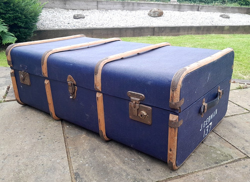 Vintage blue wood - wood, bound