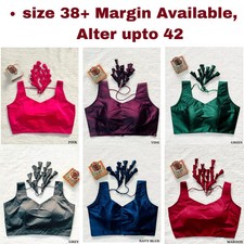 Indian ReadyMade Saree Blouse Designer Wedding Bridal Sari Blouse Choli Top