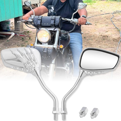 Motorcycle chrome skull - motorcycle,