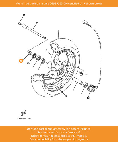 Yamaha collar wheel - yamaha, collar,