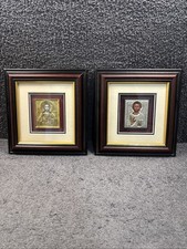 2 x Lovely Religous / Holy 3D pictures ? - Matching box type Frames - 7.75" x 8"