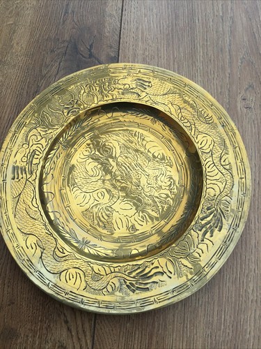 Vintage chinese brass - vintage, wall