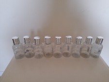 Molton Brown 9 x empty small plastic bottles - all 50 ml - pre-owned - now empty