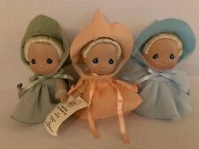 Disney Parks Sleeping Beauty Fairy Godmother’s Set Of 3 Dolls Precious Moments