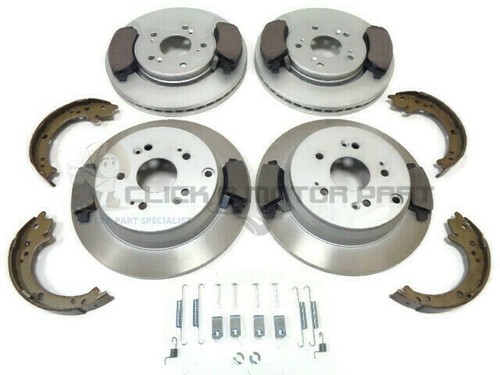Front rear brake discs - brake, pads