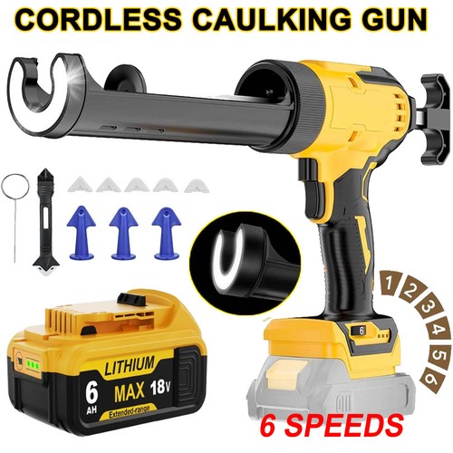 Cordless caulking gun - caulking, 6-speed
