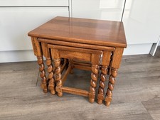 Oak Nest of 3 Occasional