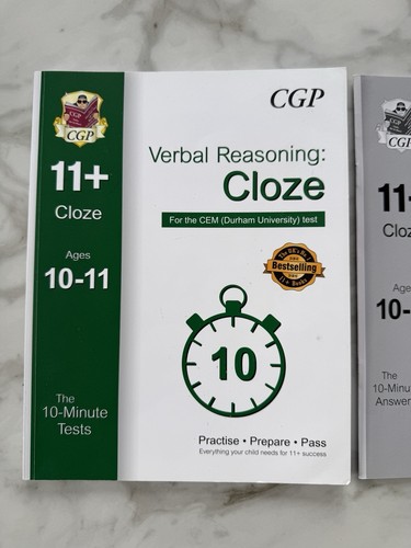 Cem verbal reasoning cloze - verbal,