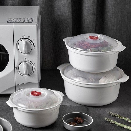 3pcs microwave bowls with - 3pcs,