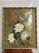 Vintage Taiwanese Bird Floral
