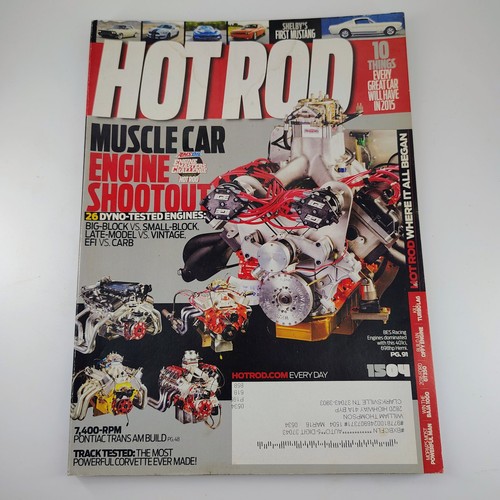 Hot rod magazine march - magazine, 2016