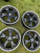 22” Black & Chrome Split-Rim