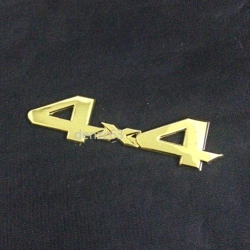 4x4 big gold chrome - 1x,