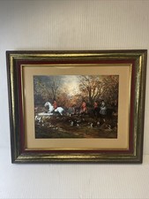 Heywood Hardy framed Foil Art