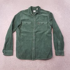 Levis Mens Shirt Medium Green