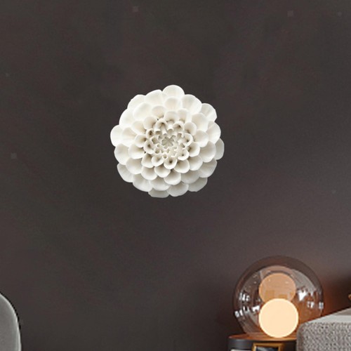 Porcelain ceramic flower - ceramic,