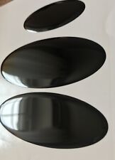 Ford Fiesta Mk7.5 ST180 Mk8  Gel Badge Overlays Just Black Front back s / wheel