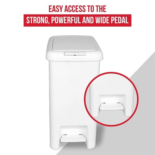 White plastic durable - plastic, 15litre