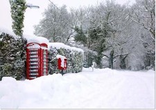 Doodlecards Christmas Card Red