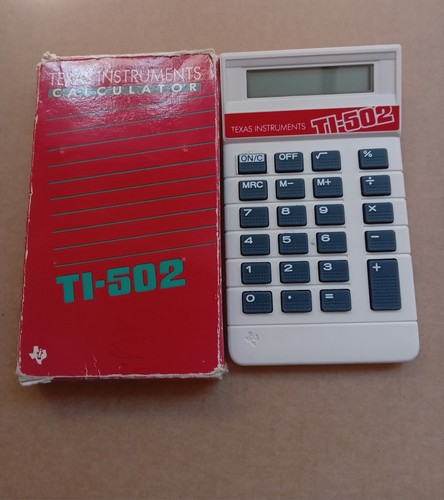 Texas instruments 502 - instruments, ti-502