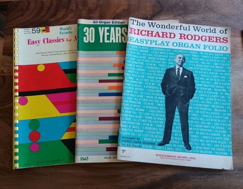Vintage organ songbooks - 3,