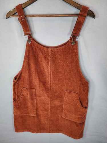 Paper crane corduroy pinafore - paper,