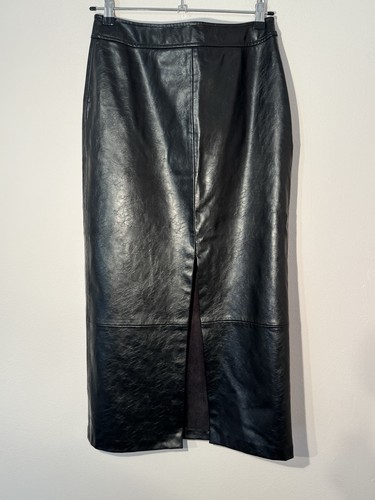 Zara faux leather - faux, skirt