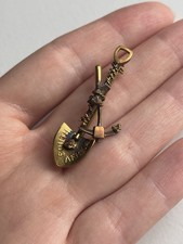 Vintage 9ct Gold South Africa Gold Miner’s Brooch