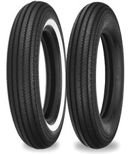 SHINKO E270DW 5.00-16 72H RF White Wall Motorcycle Tyre