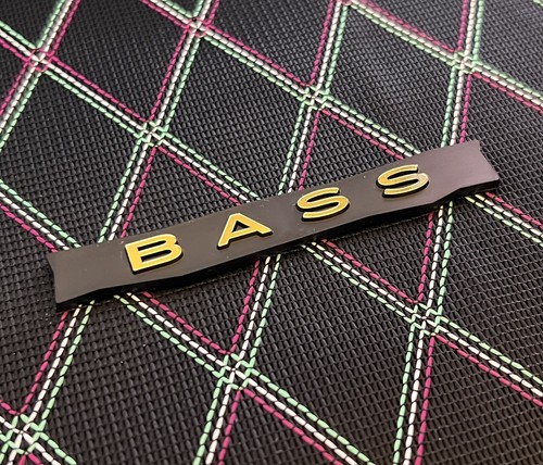 Bass model plaque - "bass", for