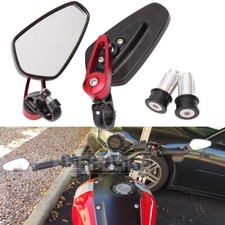 Motorcycle 7/8" Handle Bar End Rearview Side Mirrors For Yamaha XSR900 700