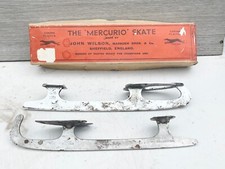 VINTAGE PAIR OF ICESKATES THE MERCURIO SKATE JOHN WILSON
