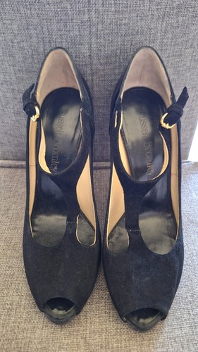 Russell bromley black suede - black,