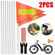 2PCS Orange Bike Safety