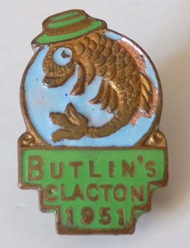 Butlins holiday camp badge - holiday,
