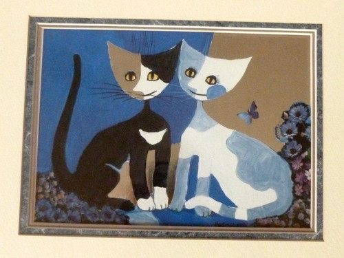 Rosina wachtmeister framed cat - rosina,