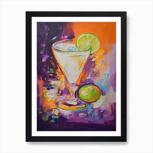 Pisco sour cocktail oil - pisco,