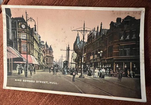 Antique postcard hull - antique,