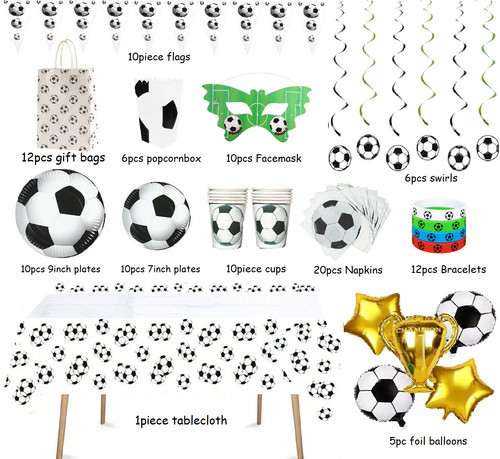 Football party tablecloth - party,
