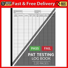 Pat Testing Log Book: Portable